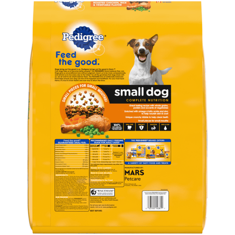 PEDIGREE® Dry Dog Food Small Dog Roasted Chicken, Rice & Vegetable Flavor image 1