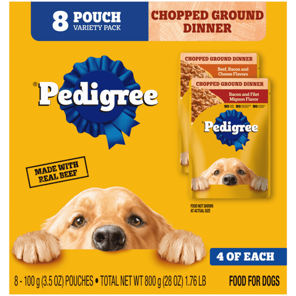 PEDIGREE® Pouch TRADITIONAL GROUND DINNER® 8ct image 1